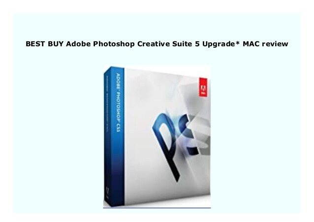 buy adobe creative suite cs5 for mac